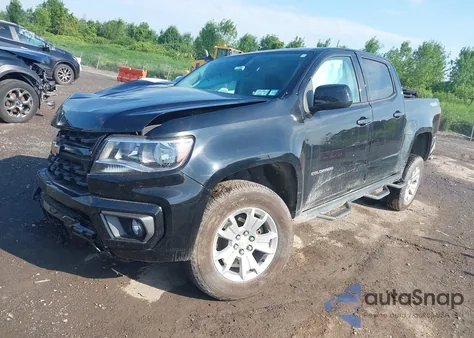 2022 Chevrolet Colorado 4Wd Short Box Lt z USA, uszkodzony, nr VIN 1GCGTCEN2N1297690